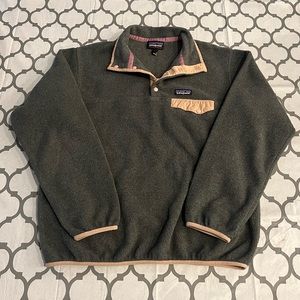 Patagonia Synchilla Snap-T Pullover Sweater Women’s Large Outdoor Hike Trail